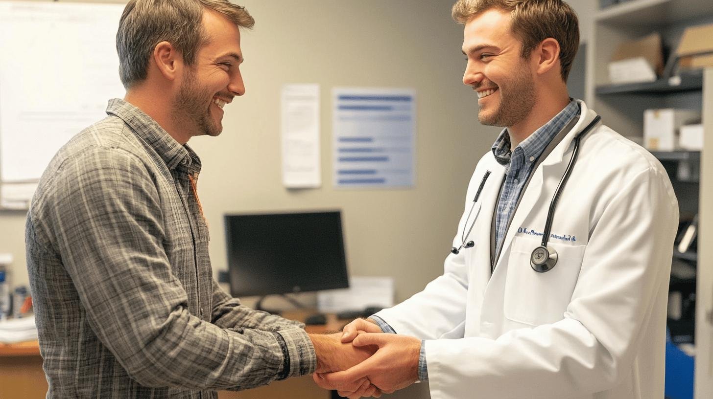 A Doctor Congratulating His Patient for Investing in the Future of Direct Primary Care for Himself-1.jpg