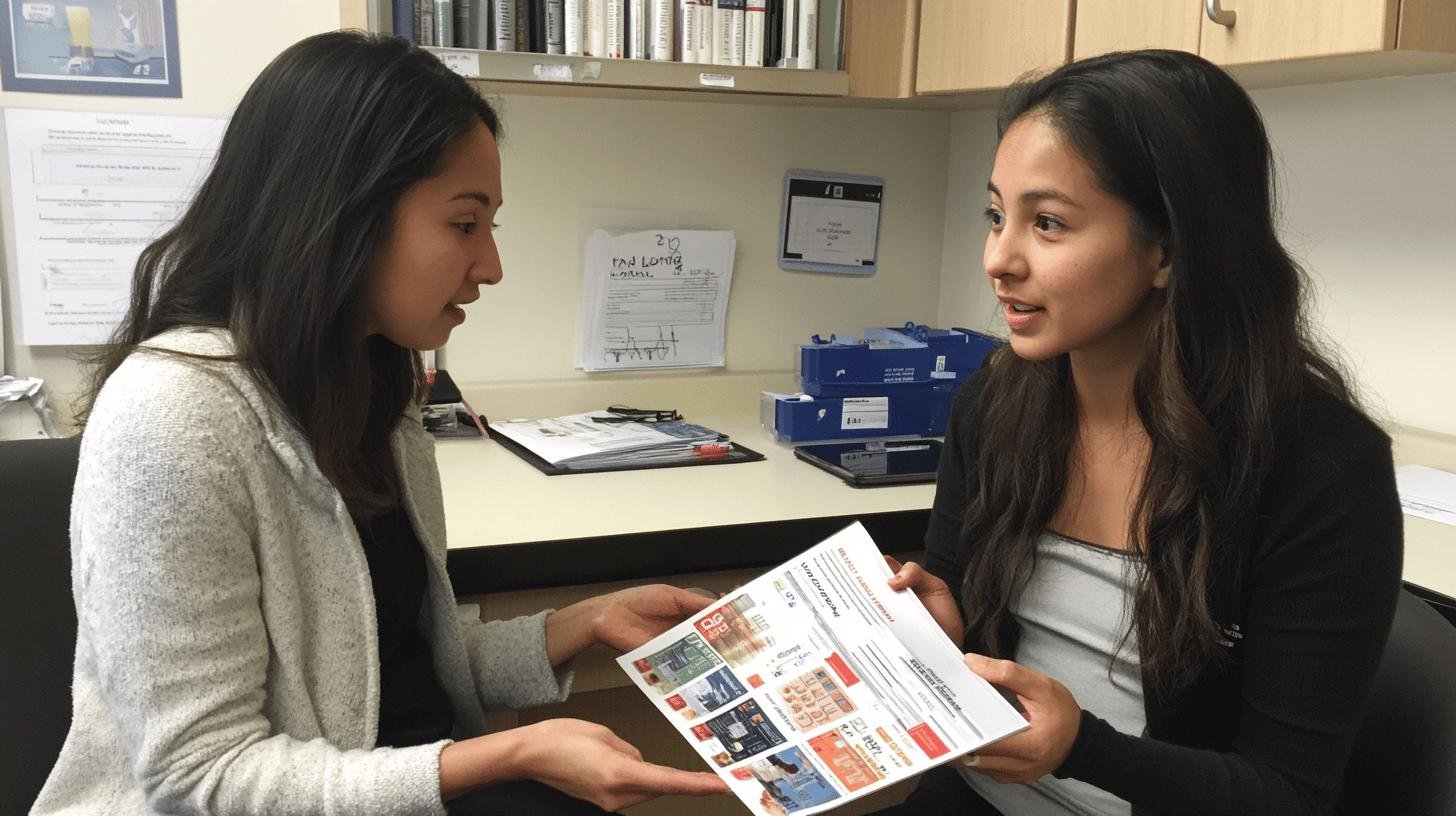 Two Ladies looking at a Pamphlet showing DPC Healthcare Costs and Membership Models-1.jpg