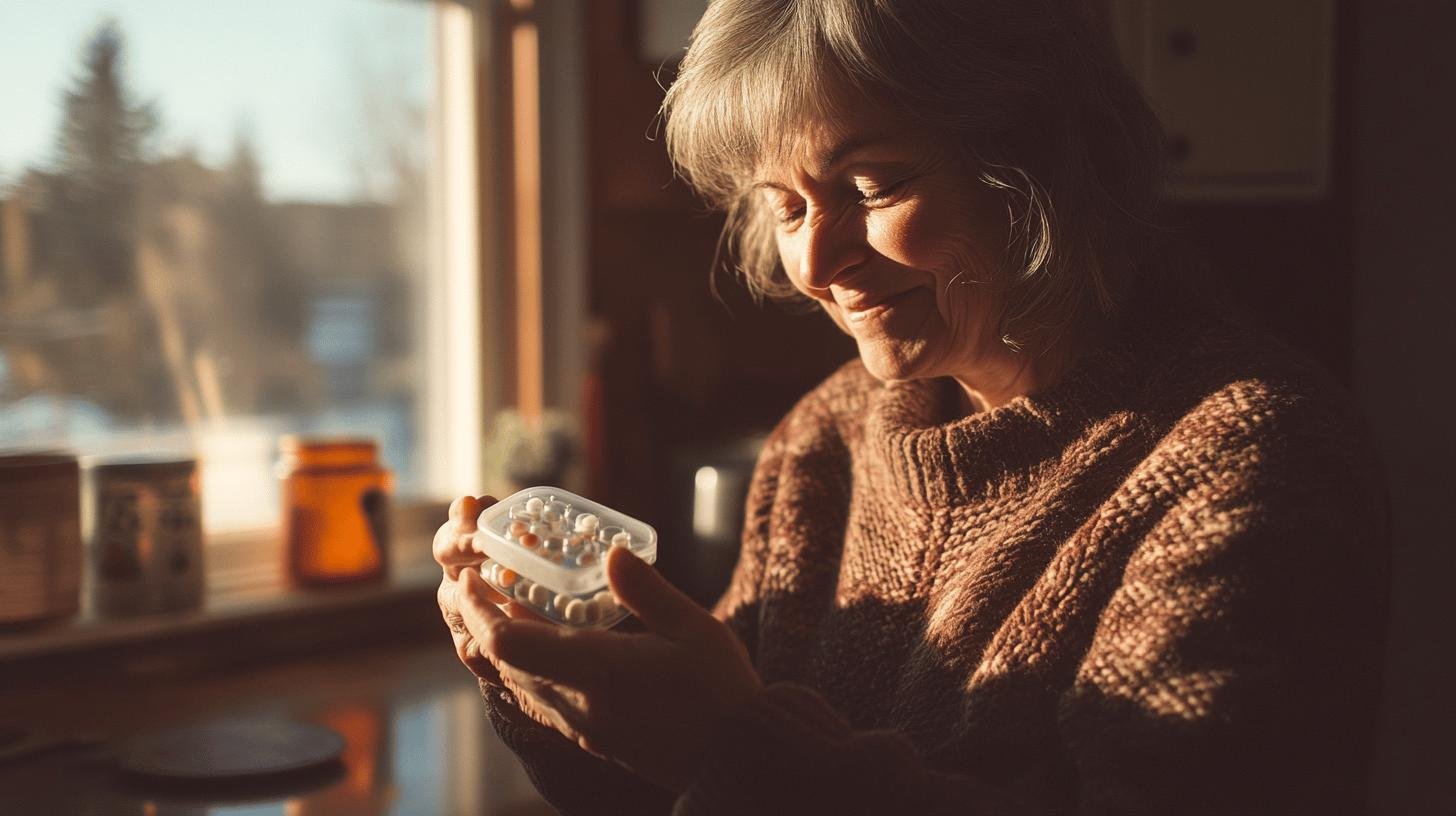 An Elderly Woman About to Take Her Pills-Chronic Disease Management-3.jpg