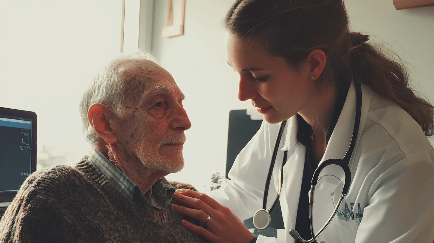 Primary Healthcare Doctor Running Routine Checks On Her Elderly Patient-1.jpg