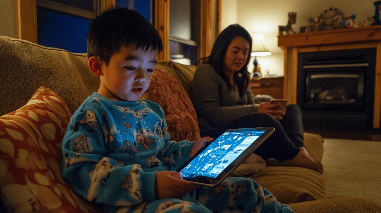 A Child Playing with His Tablet-Pediatric Virtual Visits-4.jpg