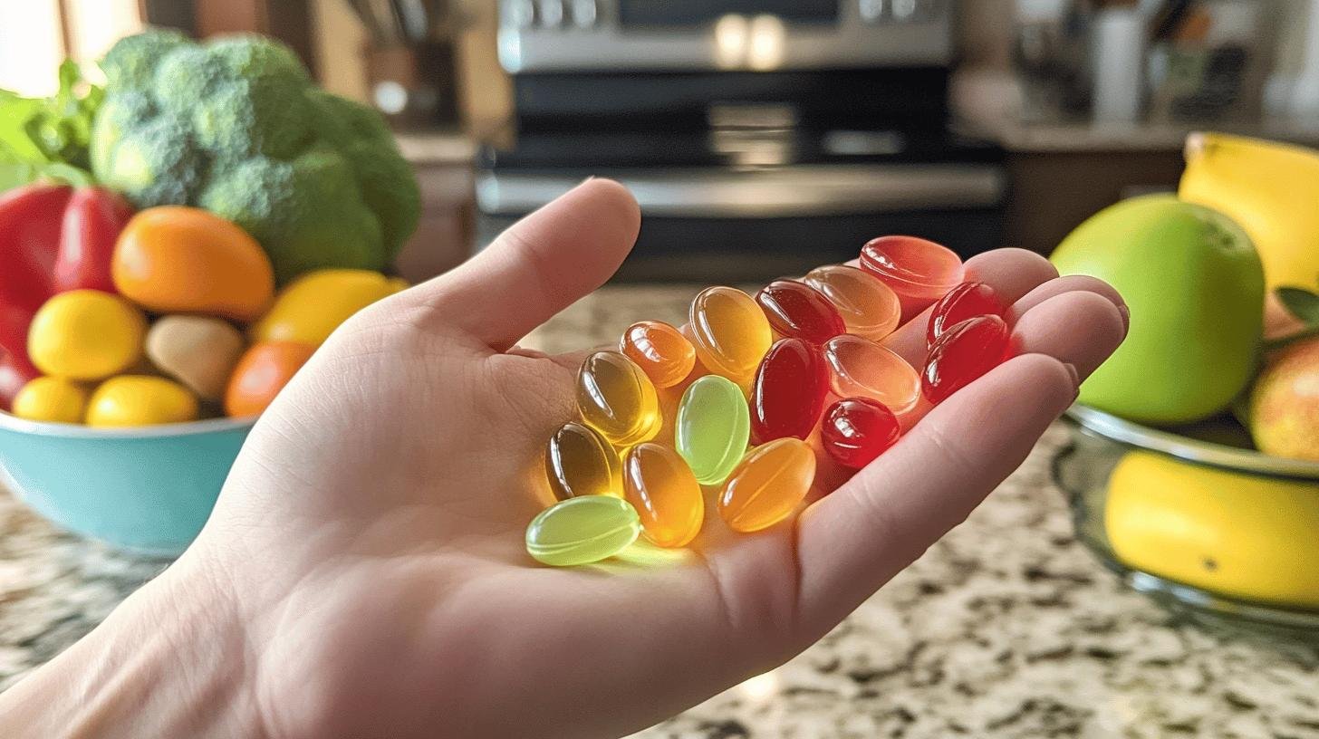 Picture Shows a Hand Full of Gummies-Do Weight Management Gummies Work