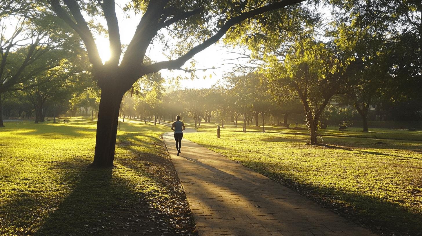 A Man Jogging-Can Obesity Be Controlled?