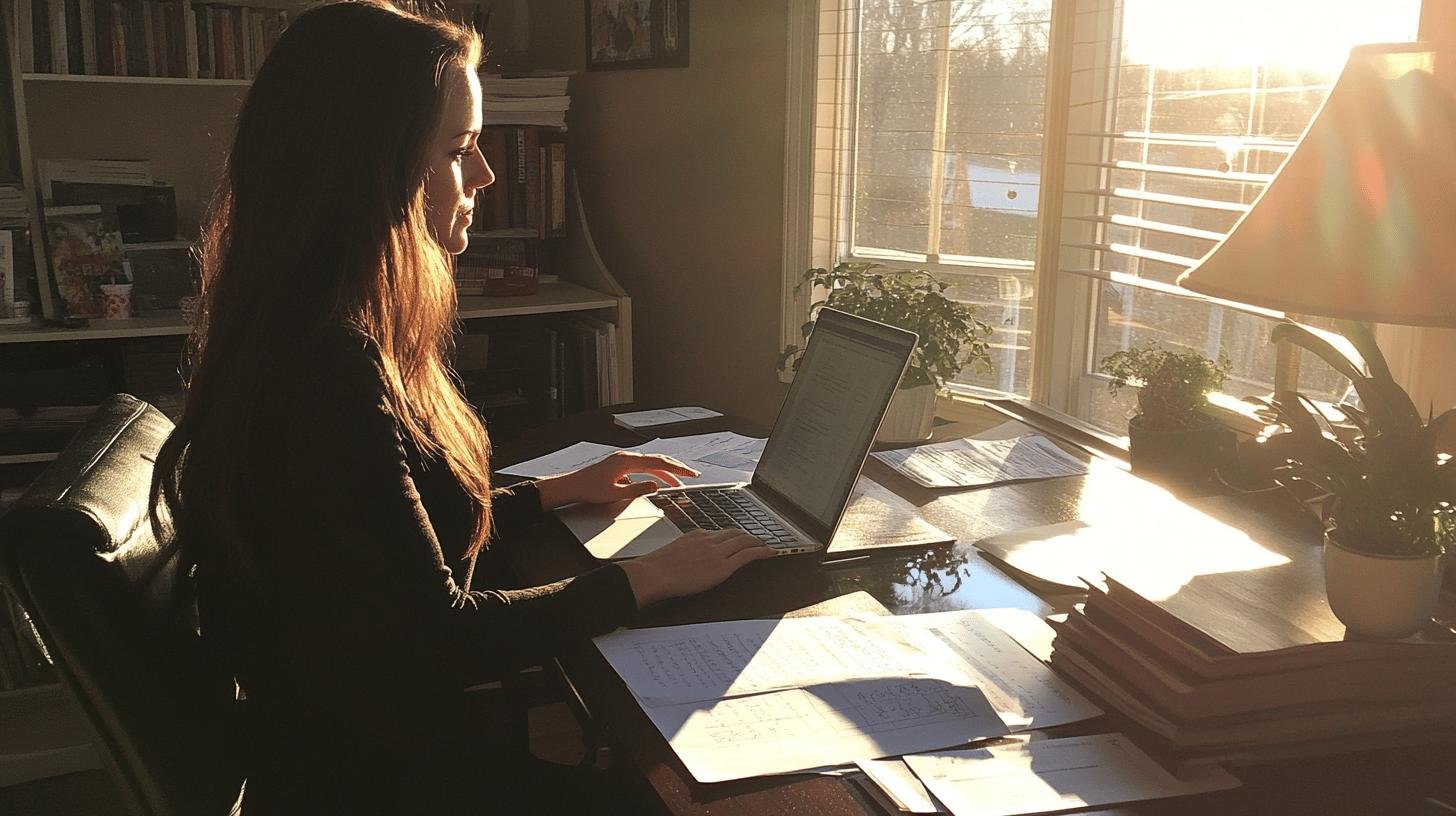 A Woman Sitting in Her Work Space-Nutrition Coaches vs Nutritionists-1.jpg