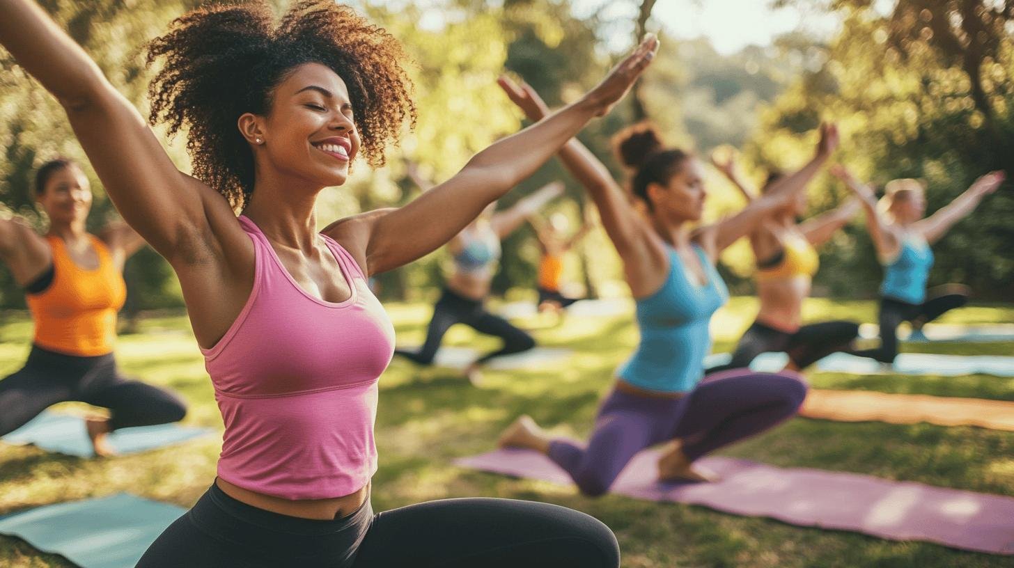Ladies Practicing Yoga-Can a Person Live Normally with Heart Disease-2.jpg