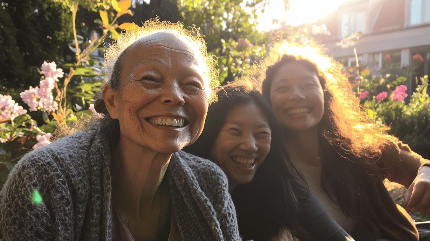 Three Women Smiling