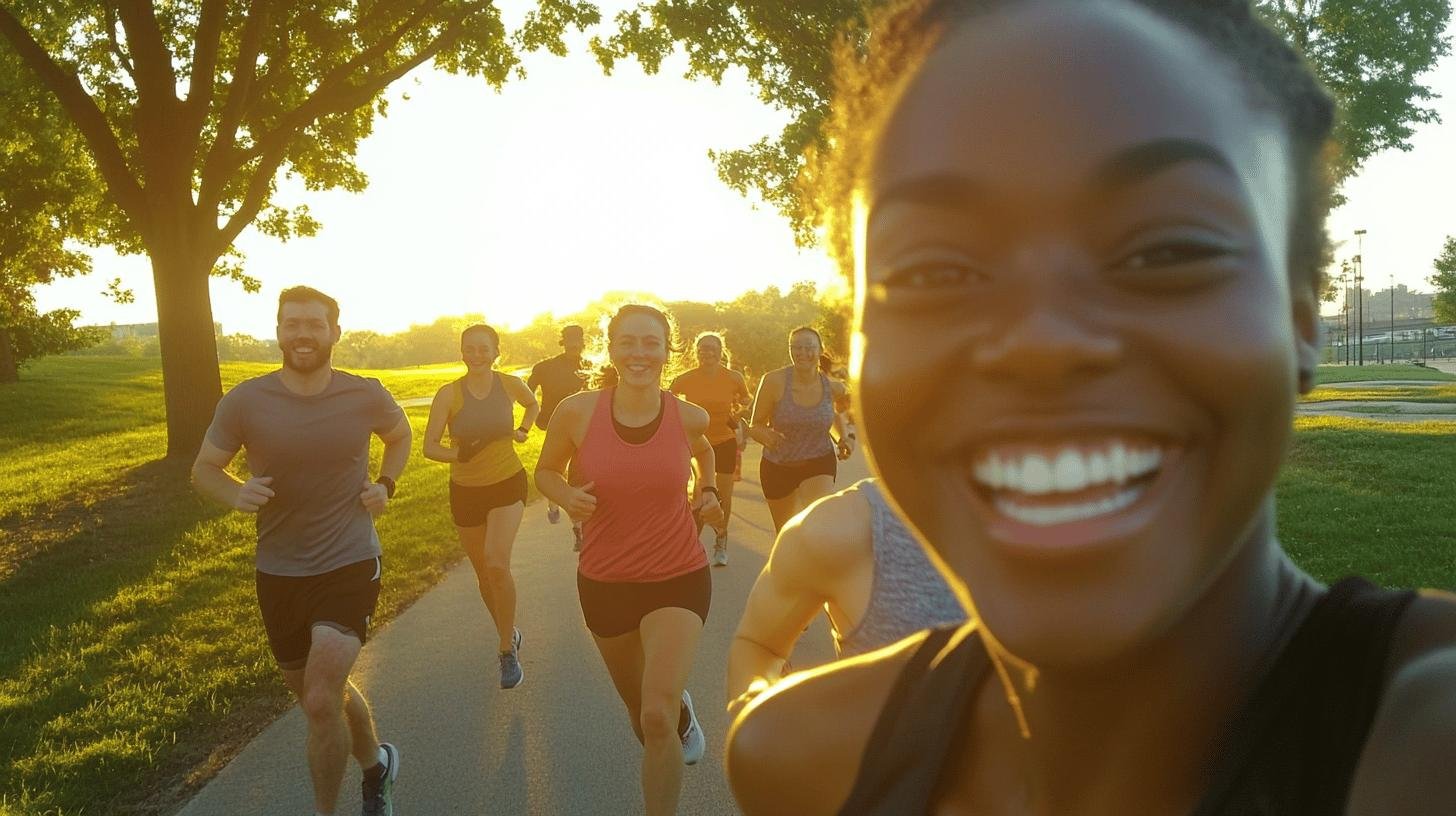 A Group of Fitness Colleagues Taking an Evening Jog-How Can Obesity Be Treated