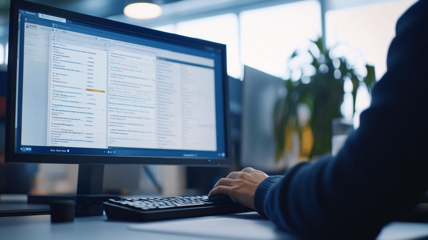 A Person Typing on the Computer-Obesity Management Specialist