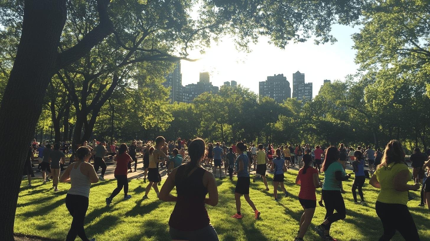 A Mass of People Exercising-Can Obesity Be Reversed