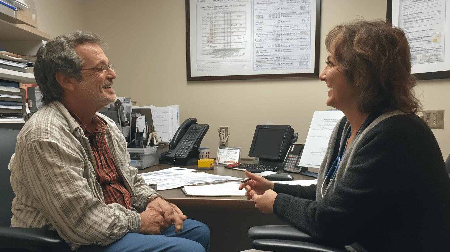 A Man and His Doctor Having a Cheerful Conversation-The Role of Direct Primary Care in Cancer Management