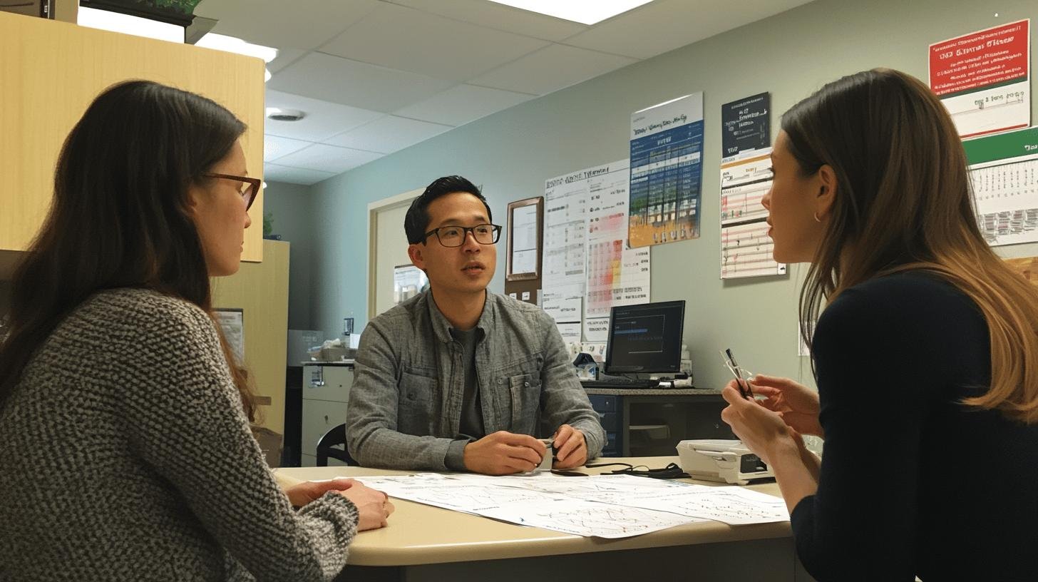 Colleagues Having a Conversation at the Office-What Is Comprehensive Cancer Care