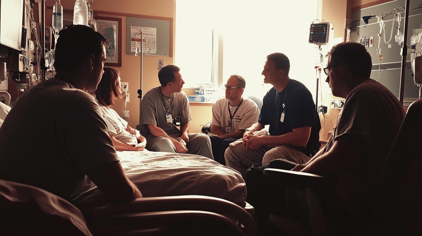 A Team of Healthcare Personnel's in a Patients Ward at the Hospital-Types of Care for Cancer Patients