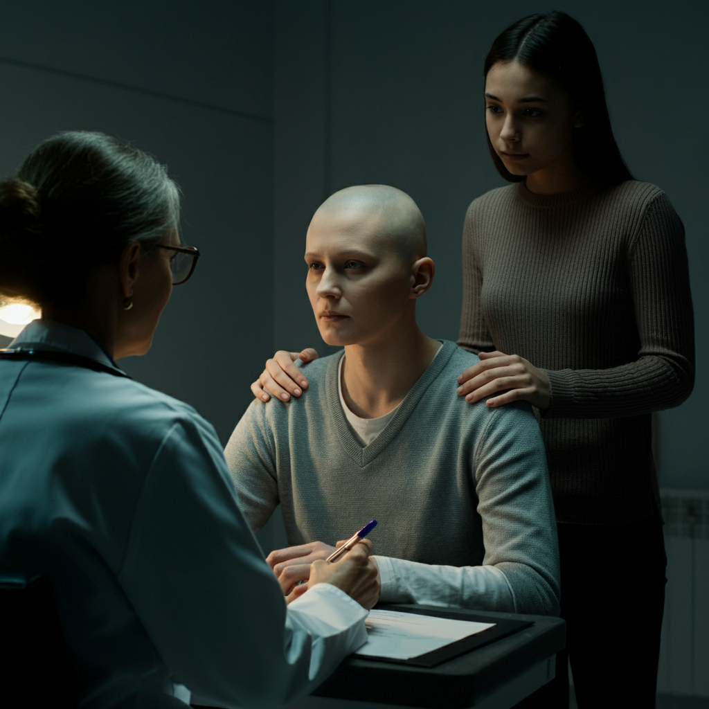 A Cancer Patient Having a Conversation with Her Doctor-What is Cancer Care
