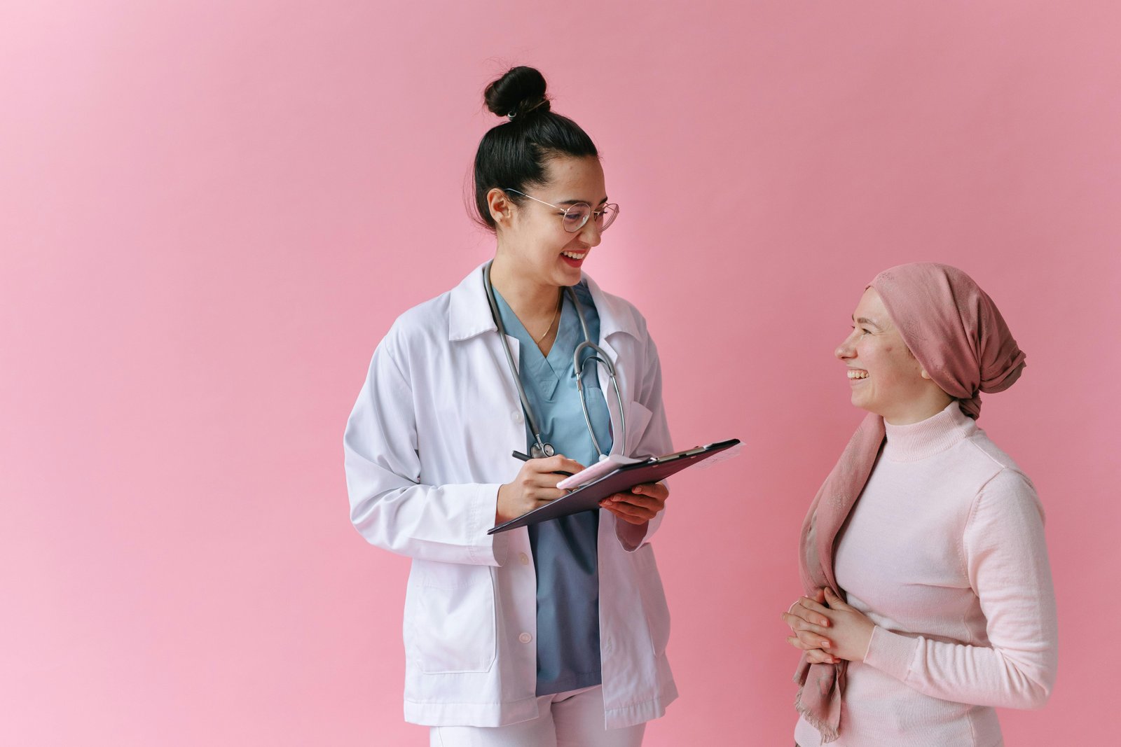 An Attending Doctor Speaking with Her Cancer Patient