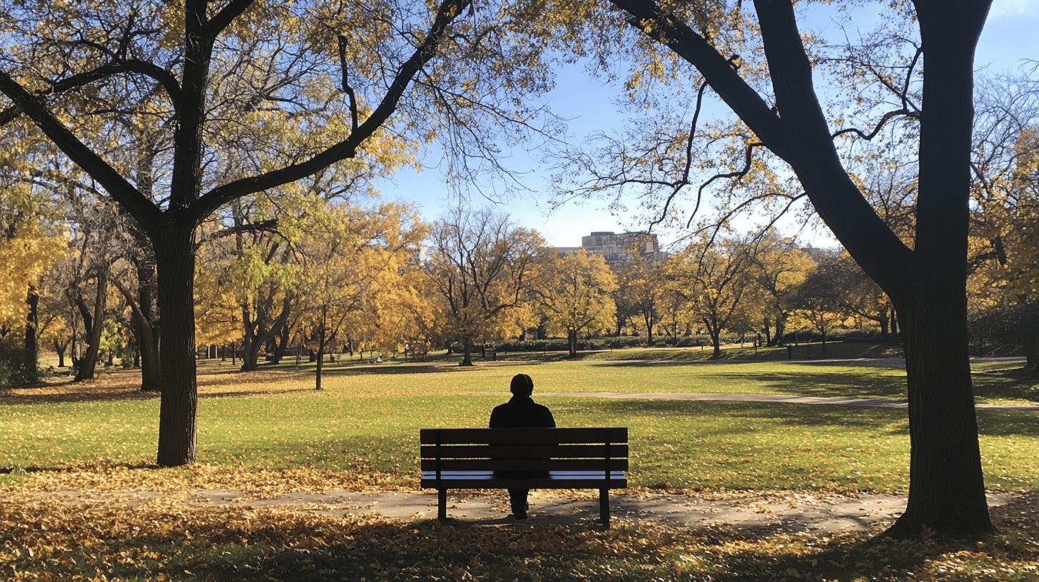 A Man Sitting Alone in an Empty Park-Types of Mental Health Conditions