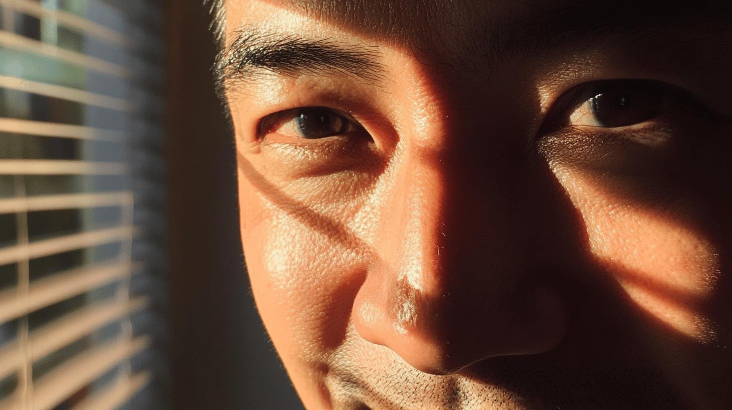 Picture Shows a Human Face-Neurological Diseases Affecting One Side