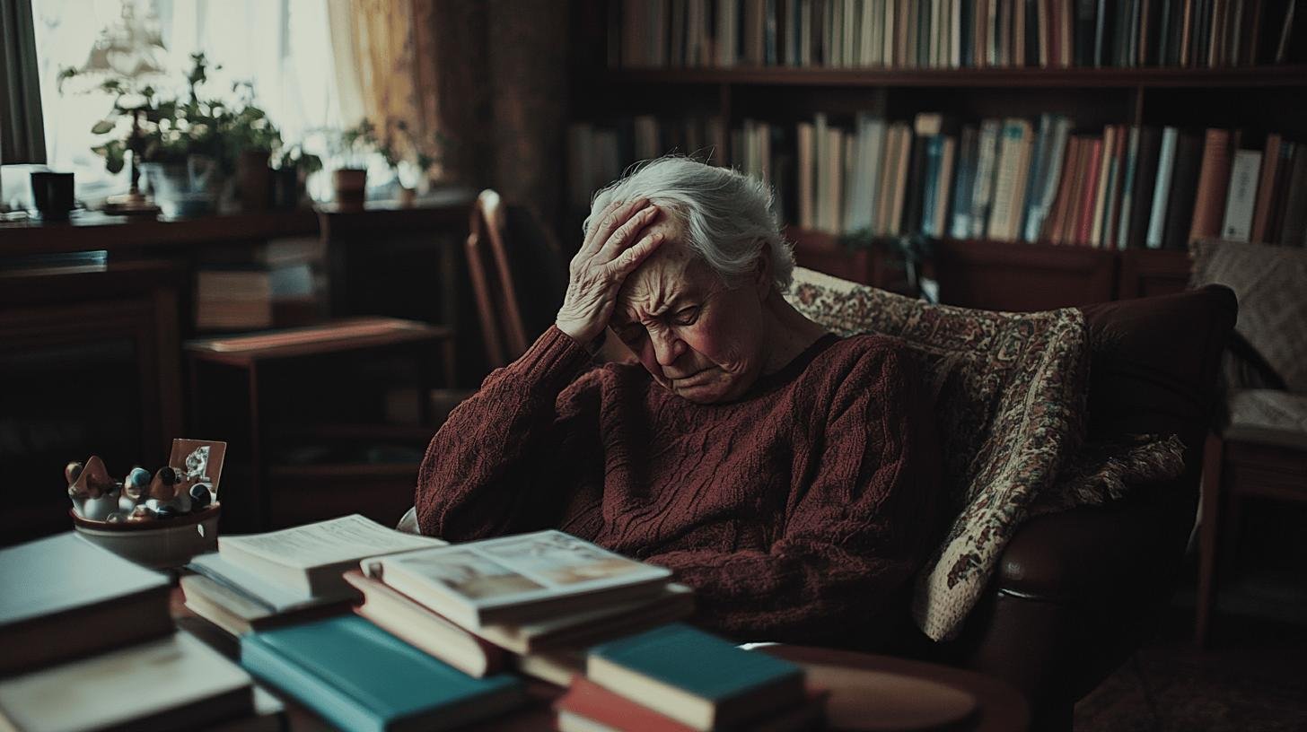 An Elderly Woman with Her Hand on Her Head and Feeling Extreme Pain-Are Neurological Disorders Common?