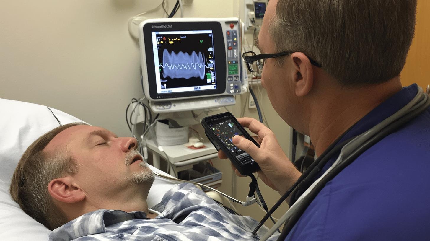 A Doctor Examining His Breathless Patient-Neurological Diseases Impacting Respiratory Health
