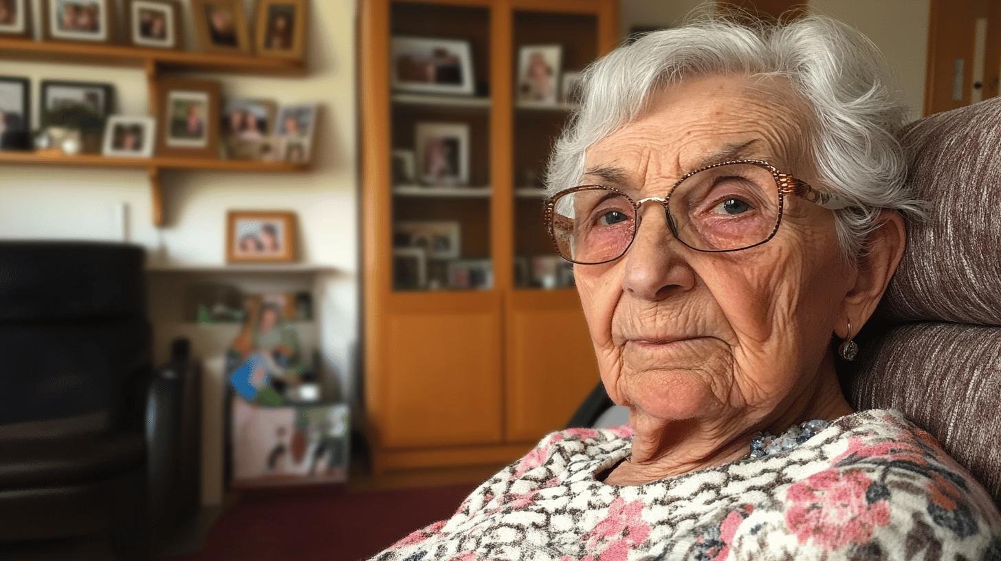 An Elderly Woman Sitting on a Couch-Major Diseases of the Nervous System