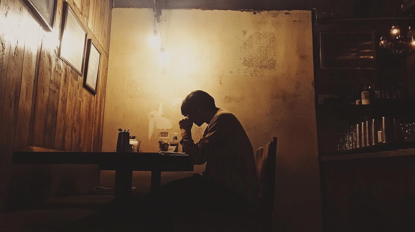 A Man Sitting in a Bar-Behavioral Health Conditions