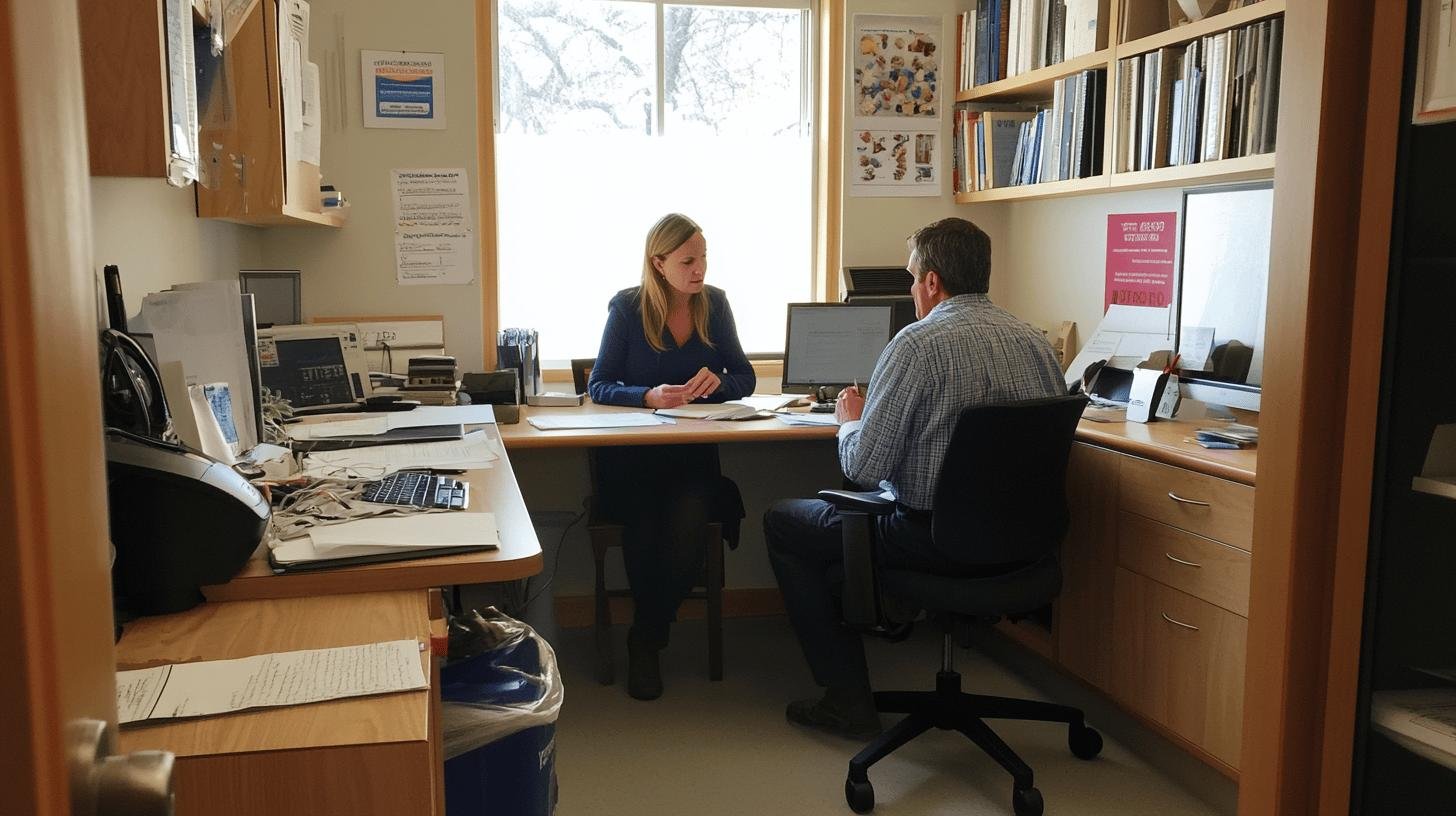 A Doctor Consulting with a Patient