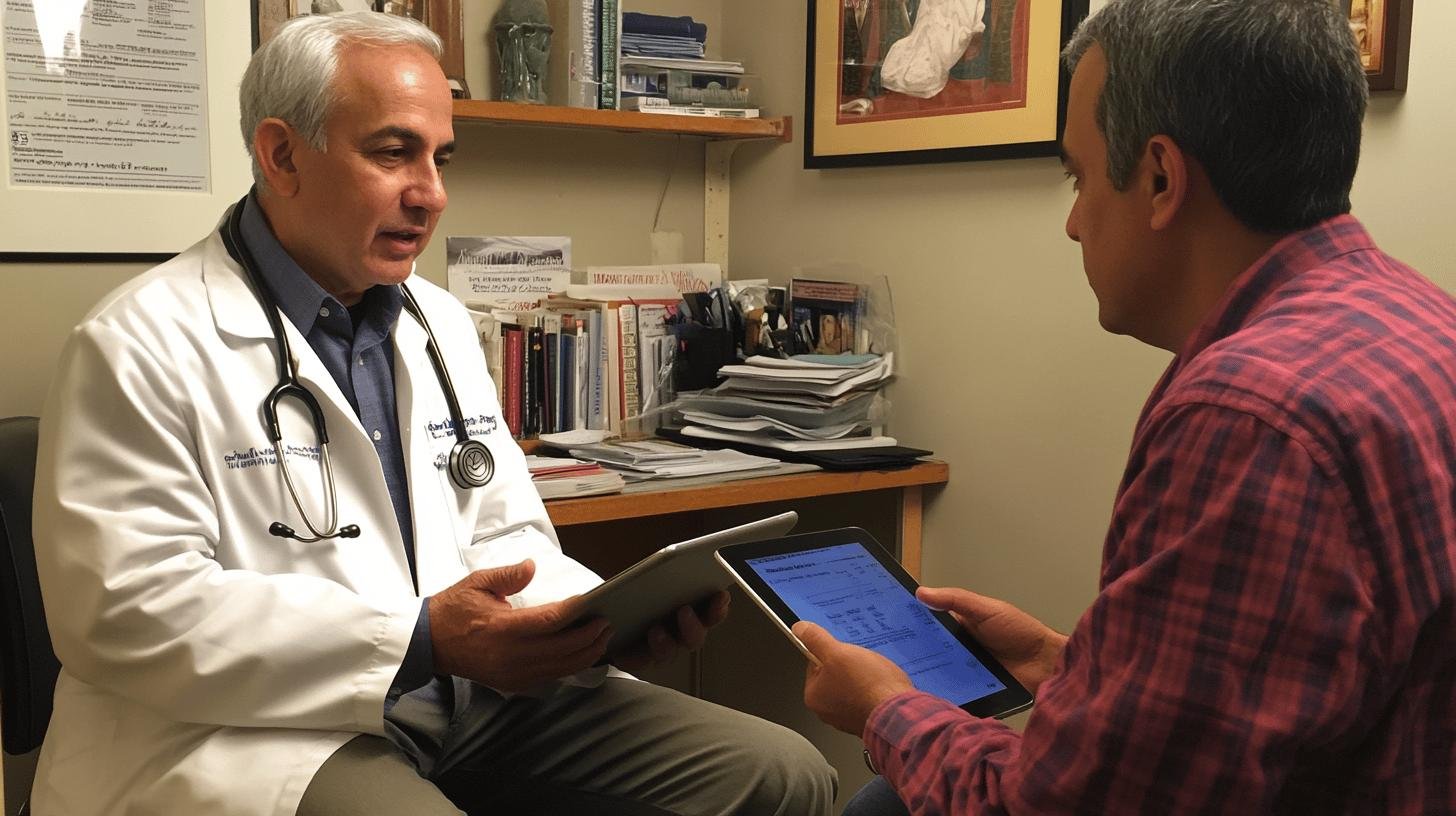 A Doctor Speaking with His Patient